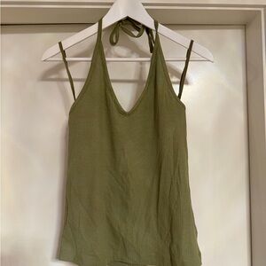 Old Navy Green Halter Top